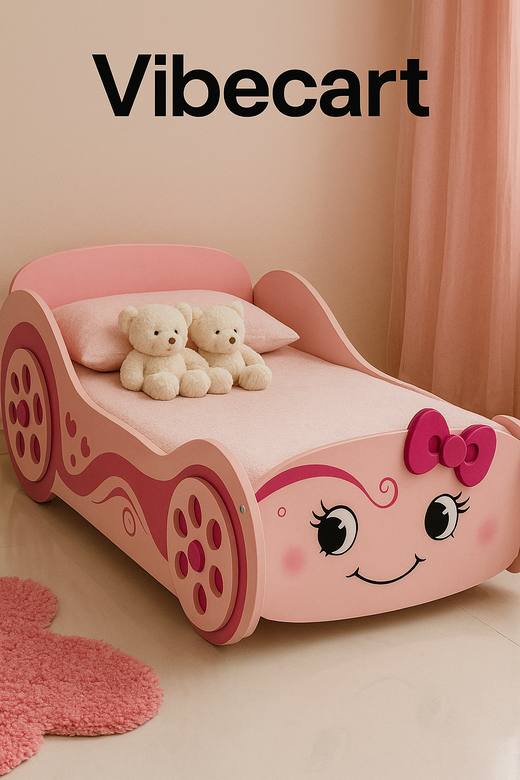 🦇 Batman Bed: "Superhero Batmobile Car Bed – Bold Design for Brave Kids"  💖 Pink Car Bed: "Princess Pink Car Bed – Whimsical Style for Little Dreamers"  Let me know if you want more fun or SEO-optimized variations!